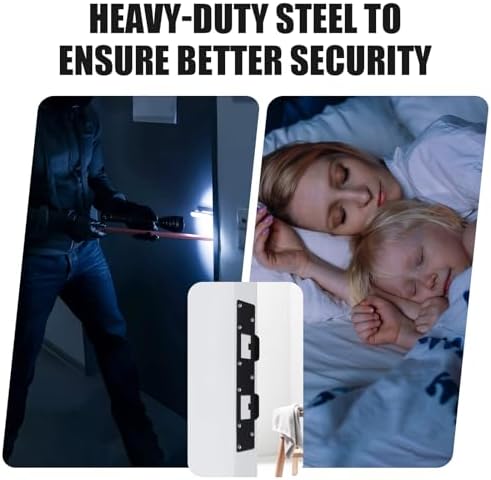 Neptniopllab Door Strike Plate - ExteriorInterior Door Security