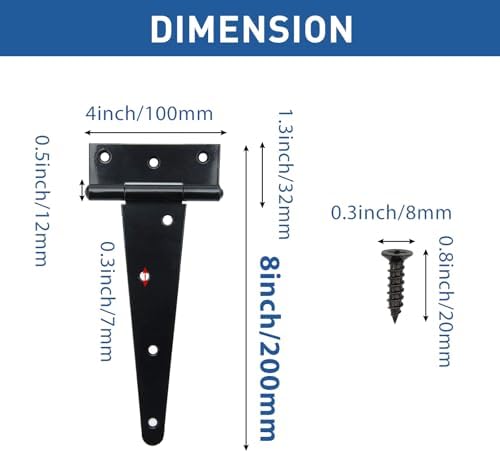 TamBee Gate Hinges for Wooden Fences
