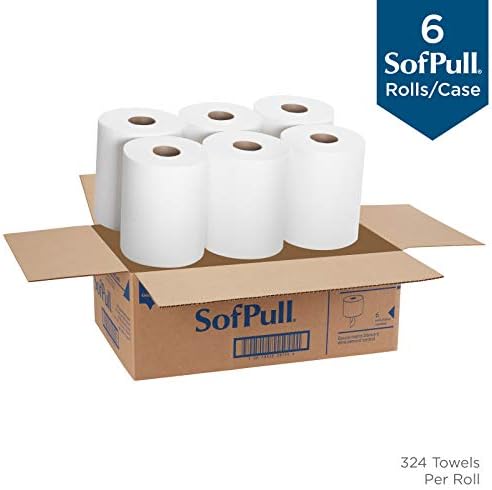 SofPull Centerpull Paper Towel 324 Sheets 6 Rolls Case