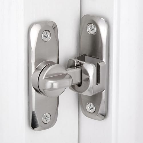 4-Piece Barn Door Latches 90180-Degree Gate Lock Set
