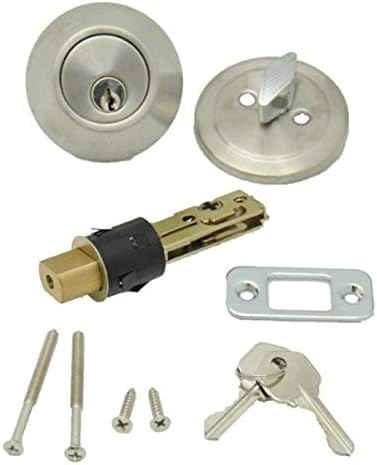 AP Products 013-222-SS Stainless Steel Dead Bolt Lock Set 1 Throw
