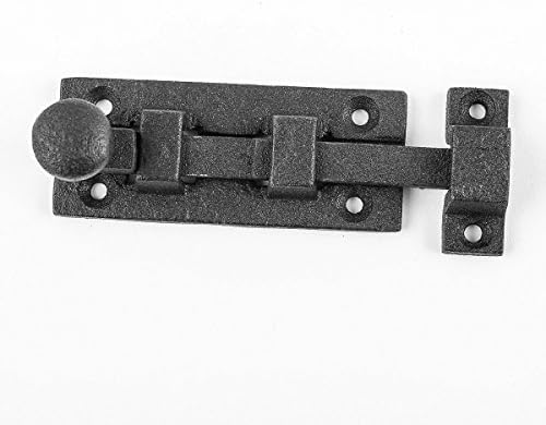 FF-Style 35in Wrought Iron Slide Bolt Door Latch