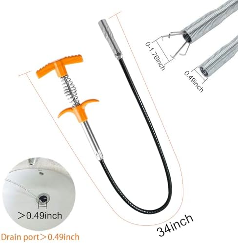 Drain Snake Hair Clog Remover