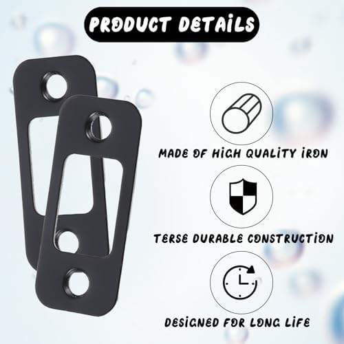 2-Pack Door Strike Plate