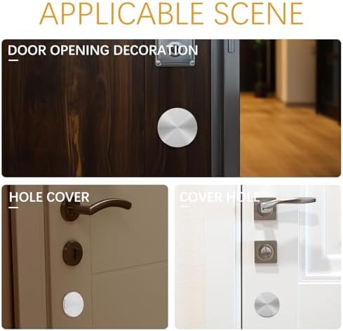 Stainless Steel Door Hole Cover Plate for Home Security