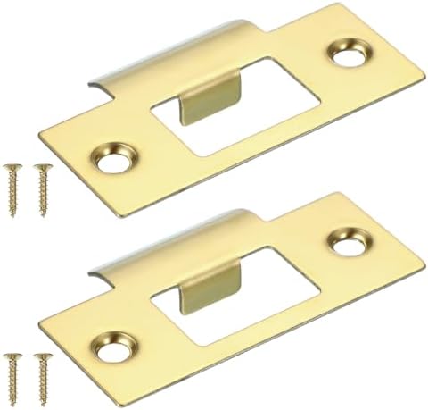 Quickly Secure Your Home Door with the PATIKIL 2-34x1-916 Gold Door Strike Plate