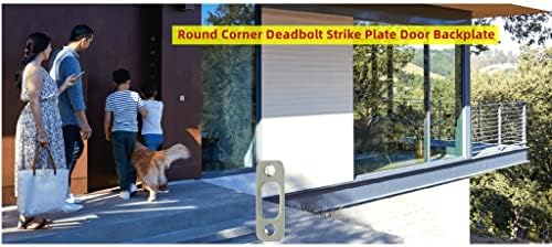 Round Corner Strike Plate Set
