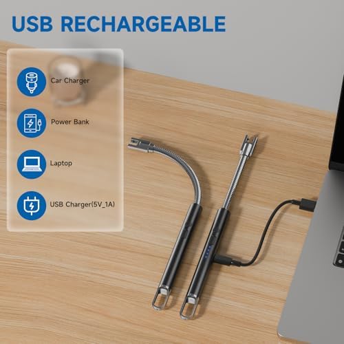 Safety Flameless Candle Lighter for BBQ Camping