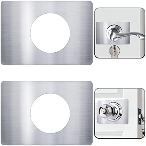 Strong Door Lock Repair Plate for Silver Stainless Steel Full Protection