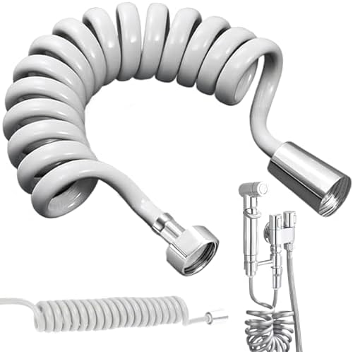 Adjustable Extendable Shower Hose with Spring Tube US Made for Bathroom Accessories