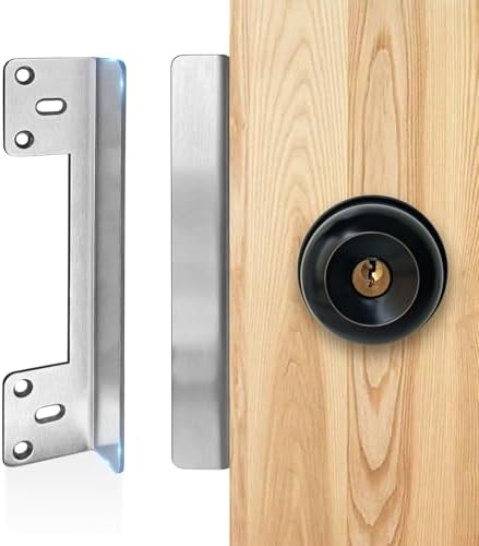 Secure Door Latch Guard Plate
