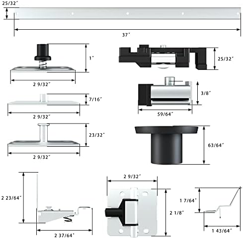 Premium Bifold Door Hardware Kit