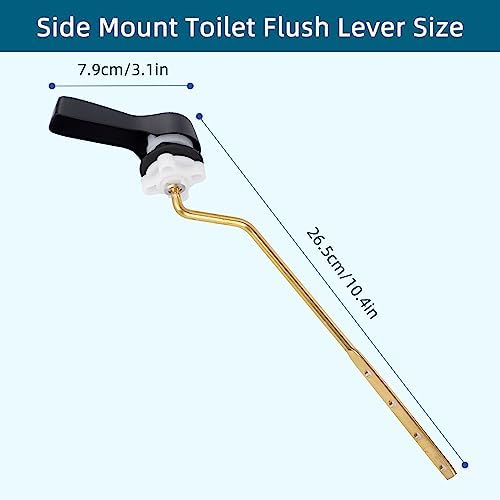 Hygie Rinse 2PCS Universal Side Mount Toilet Handle Kit