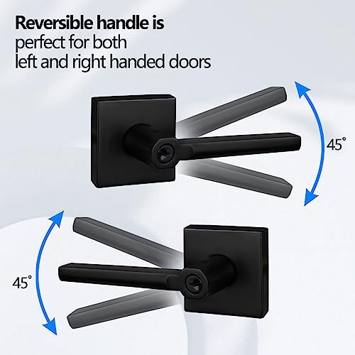 NEWBANGKEYED ENTRY DOOR COMBO with Matte Black Finish