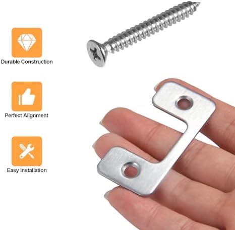 Adjustable Strike Plate Holmes-Proof Door Security in 1 Click