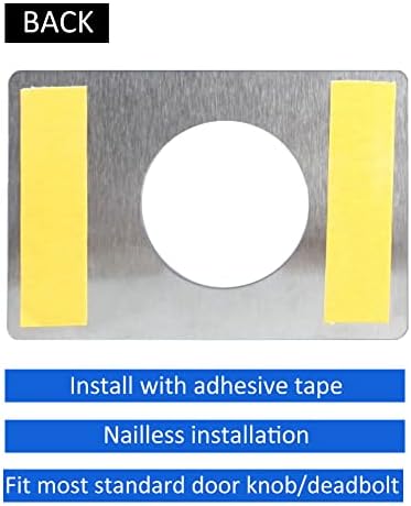 Durable Stainless Steel Door Reinforcement Plate Set 4