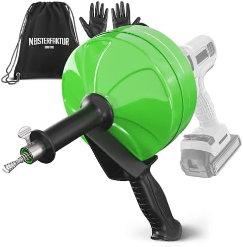 50FT Drain Snake Real DIY Drain Unblocker
