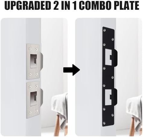 Neptniopllab Door Strike Plate - ExteriorInterior Door Security