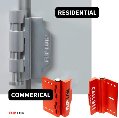 FlipLok Door Lock 10 Times Stronger Than a Deadbolt Secure Home Lock
