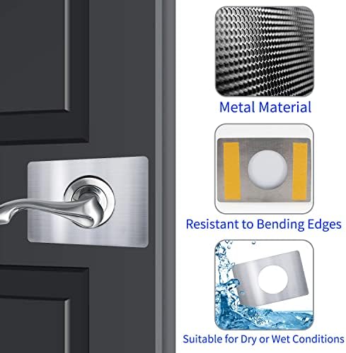 Strong Door Lock Repair Plate for Silver Stainless Steel Full Protection