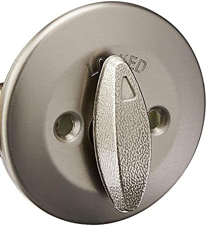Kwikset 663 No Key Deadbolt Easy Install SATIN NICKEL Surface