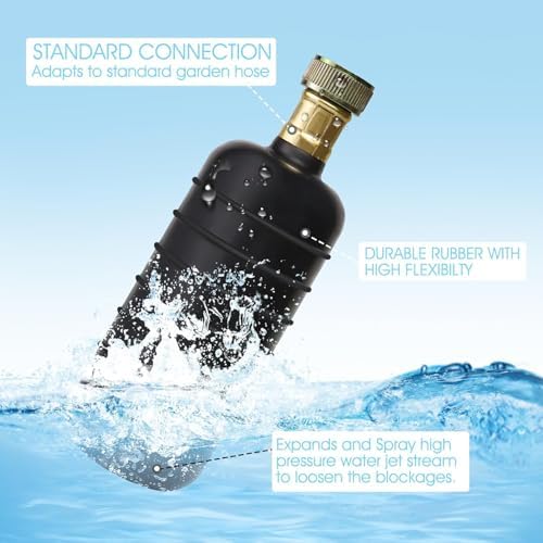 Drain Bladder Unclogger - Effortless Water-Powered Drain Cleaning