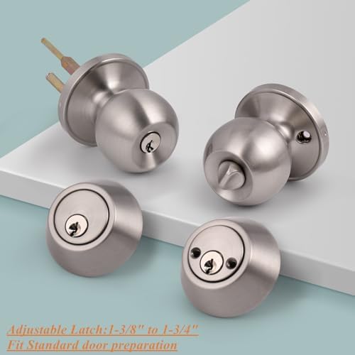 Probrico Door Knob Set - Exterior Entry Door