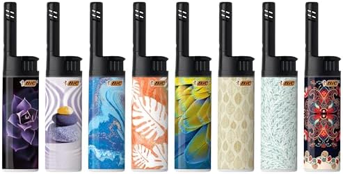 BIC EZ Reach Lighters Home Decor Stylish 6-Pack