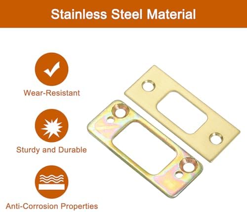 Stainless Steel Door Strike Plate Replacement