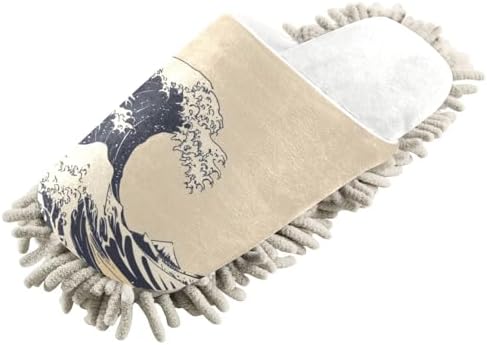 Burbuja Japanese Wave Mop Slippers Perfect for Easy Cleaning