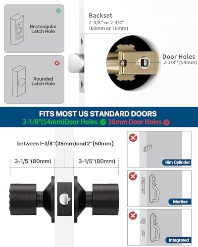 Seamless Keyless Entry Door Lock with Keypad for Family Pet Use