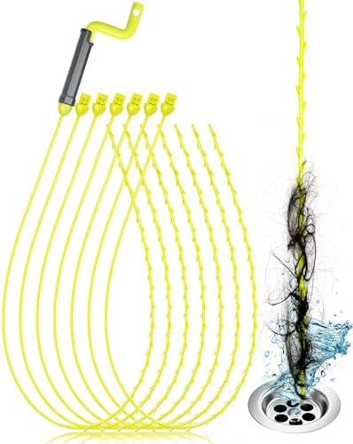 High-Quality 7-Piece Drain Snake Set for Bathtubs Sinks Showers