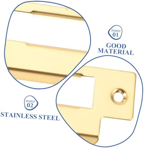 Stainless Steel Door Strike Plate for Enhanced Security
