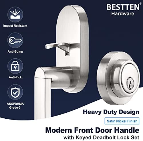BESTTEN Front Door Handle Set
