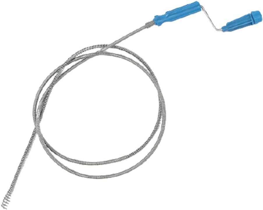 Fast-acting 5-Foot Metal plumbing Snake Auger for Your Toilet Sink and Bathtub