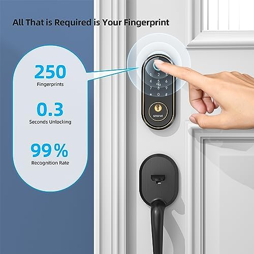 SMONET Smart Keyless Deadbolt with Alexa Compatibility