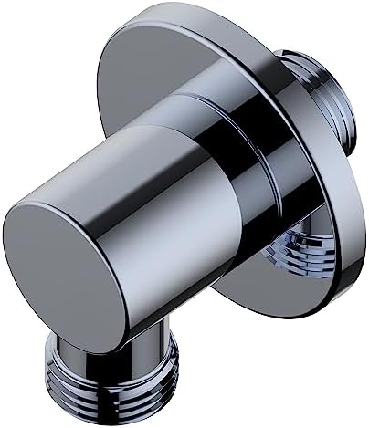 Derengge Wall-Mounted Shower Elbow with Polished Chrome Finish