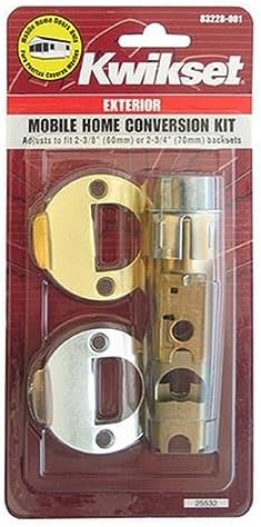 Kwikset Entry Lock to Mobile Mobile Home Door Conversion Kit