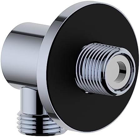 Derengge Wall-Mounted Shower Elbow with Polished Chrome Finish