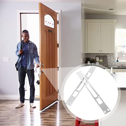 2PK Stainless Steel Door Strike Plate Adjustable Bracket