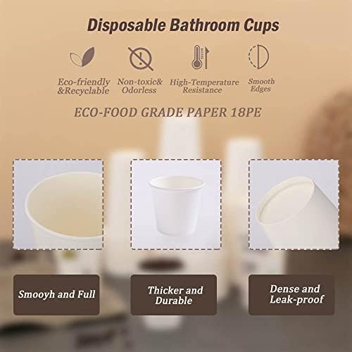 Lamosi 3 oz Disposable Cups 300-pack For use in Bathroom Travel and Parties