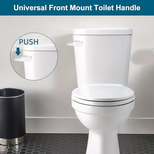 Hygie Rinse Front Mount Metal Toilet Handle Kit for American Standard Tanks
