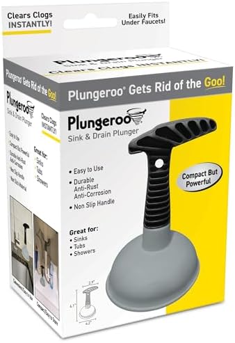 Handle-Optional Powerful Sink Plunger for Easy Drain Cleaning
