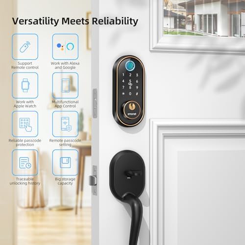 SMONET Smart Keyless Deadbolt with Alexa Compatibility