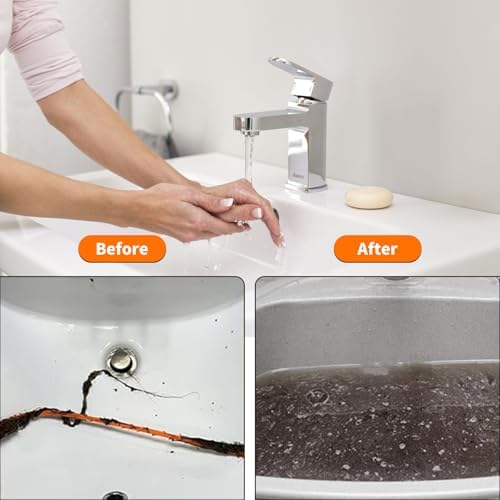 33 Foot Flexible Steel Snake Drain Clog Remover
