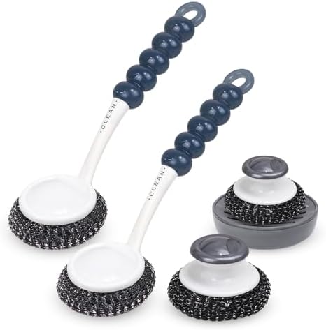 Stainless Steel Dish Scrubbers 5 Pack
