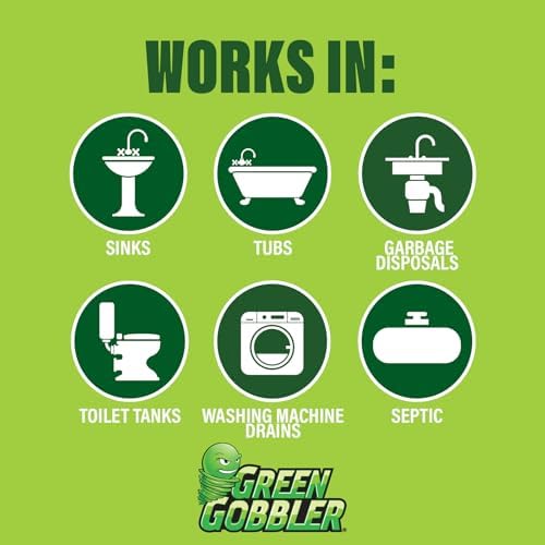 Green Gobbler 24-Piece Lemon-Scented Drain Deodorizer Stick Set