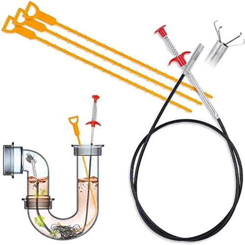 63-inch Drain Clog Remover Set