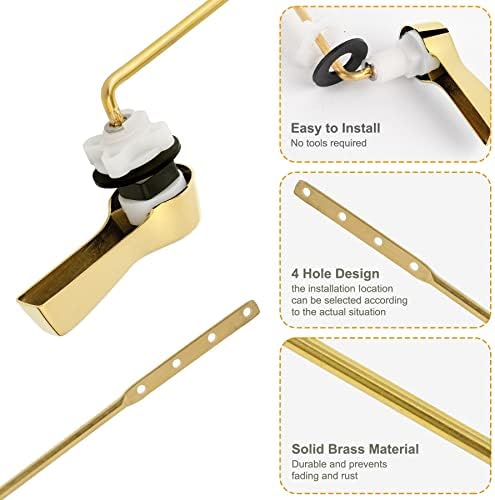 Hibbent 2-Pack Front Mount Toilet Handle Kit