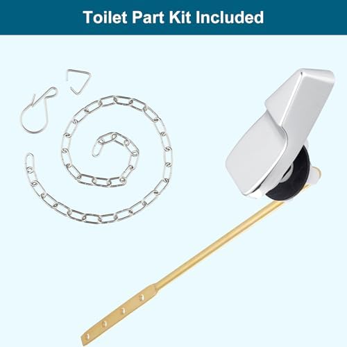 Hygie Rinse Front Mount Metal Toilet Handle Kit for American Standard Tanks